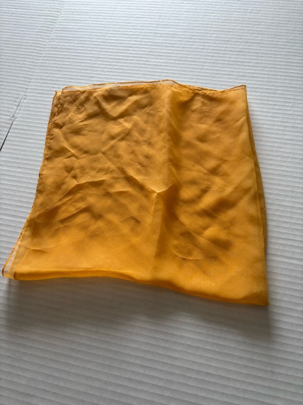 Golden Yellow Sheer Scarf